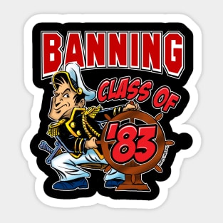 BANNING CLASS OF 83 Sticker